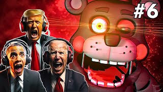 US Presidents Play Five Nights at Freddy's: Pizzeria Simulator (FNAF 6) Final Part 6 | Both Endings