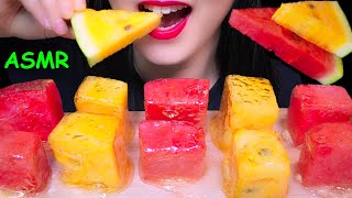 ASMR (과즙 주의) 망고 수박 과일사탕 탕후루 먹방 MANGO WATERMELON CANDIED FRUIT TANGHULU REAL EATING SOUNDS MUKBANG