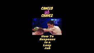 How to Response to a Lazy Jab: Canelo vs Chavez Junior #shorts