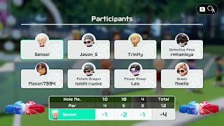 I Joined A 3-Hole KNOCKOUT Tournament! (Switch Sports Golf)