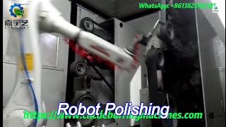 380v robotic polishing machine for stainless steel aluminum zinc copper alloys