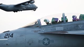 F/A-18F Super Hornets And EA-18G Growlers Participate In Joint Exercise Northern Edge 21