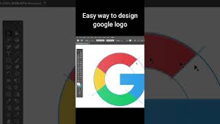 how to design google logo using easy tricks | illustrator tutorial #shortsvideo  #shorts