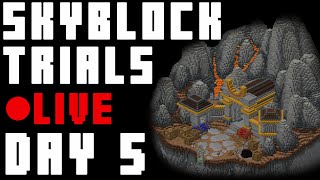 🔴[LIVE] Hypixel Skyblock Trials - Gold Mines [Day 5] (info in description)