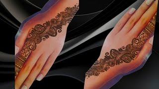 beautiful Arabic mehndi design simple Arabic henna design