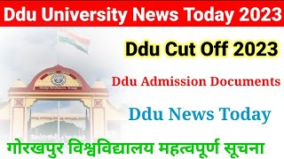 Ddu cut off list 2023 | Ddu news today 2023 | Ddu Admission 2023 | Ddu New Notice 2023 |