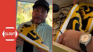 Fat Joe Receives 1 of 36 Rare Nike Dunk High ‘Wu-Tang’ Special Edition Box!