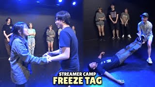 Hilarious Freeze Tag - LilyPichu, Fuslie, Boxbox, QTCinderella & more | Streamer Camp