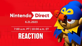 Nintendo Direct 6.21.2023 REACTION - This might be Geno's Return #supermariorpg