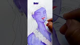 Gulal Radhe Krishna painting #shortvideo