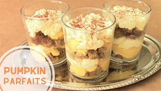 Pumpkin Dessert Cups| Pumpkin Parfaits || Gluten free