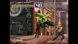 fightcade 2 King of Fighters 2003 Hopper (Brazil) vs nando070787 (Brazil)