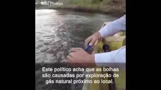 rio que pega fogo