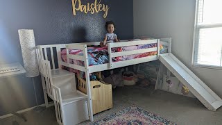 Building a Loft Bed | Toddler's New Slide Bed!