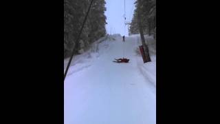 Skier Drag-lift Fail 2015