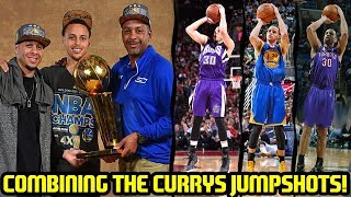 COMBINING STEPH, SETH, AND DELL CURRY'S JUMPSHOT AT THE PARK! NBA 2K18 PLAYGROUNDS