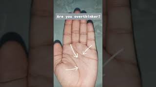 Palm reading#horoscope#are you overthinker#🤚🤚