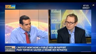 "Il faut équilibrer notre système de retraites" - Interview de Laurent Bigorgne sur BFM Business