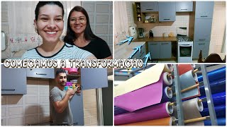 RESOLVEU TROCAR A COR DO ARMÁRIO| COMEÇAMOS A TRANSFORMAÇÃO| Amanda Maria