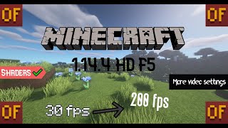 How to get OptiFine for Minecraft 1.14.4