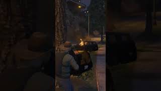 This God Mode Van Player So Trash & Scared this 🌳 saved my Life!!! #gta5 #gtaonline #rockstar