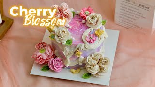 Cherry Blossom Cake Decoration: Step-by-Step Tutorial for a Stunning Sakura Cake at Home