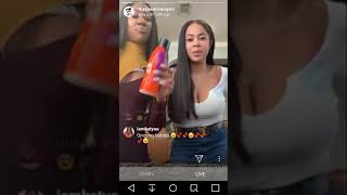 Yasmine lopez on ig live..Must Watch