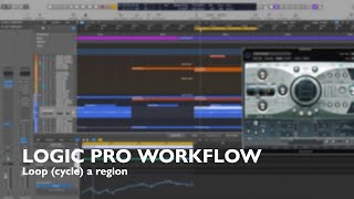 Logic Pro Quick Tutorial - Looping (cycle) a region