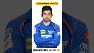 Goutam gambhir in all IPL jersey😱💥❤️ #ipl #ipl2023 #cricketshorts #shortfeed #gautamgambhir #lsg #gt