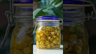 How to Make Pickled Chili | Easy and Quick Pickled Chili Recipe #cooking #food #shorts