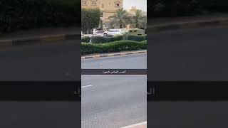 سيارات الحرس الوطني والشرطة في الجهراء     صفارات الانذار حظر جزيي