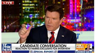 BRET BAIER, FOX NEWS APOLOGIZE TO VP KAMALA HARRIS