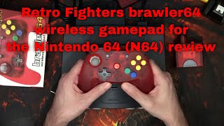 Retro Fighters brawler64 wireless gamepad for the Nintendo 64 (N64) review