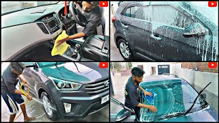 Hyundai Creta Deep Foam Wash 😍 || @Eaglecarwashing