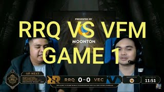 [Day1Game1]VFM Vs RRQ-MLBB World Championship