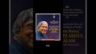 Dr APJ Abdul Kalam sir birthday 15 oct .missiel man of india.#india #apj #missileman .