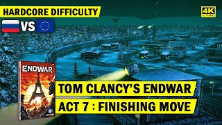 TOM CLANCY'S ENDWAR - ACT 7: FINISHING MOVE - HARDCORE DIFFICULTY - 4K