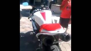 yamaha R25 tek teker show