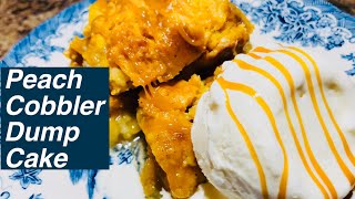 Quick and easy Peach Cobbler Dump Cake