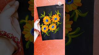 single stroke flower painting #shorts #viralvideo #youtubeshorts