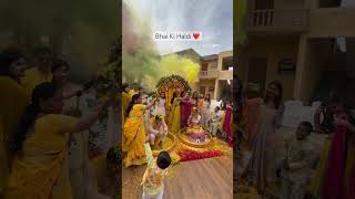 Haldi #youtubeshorts #wedding #haldicermony #haldi #trending