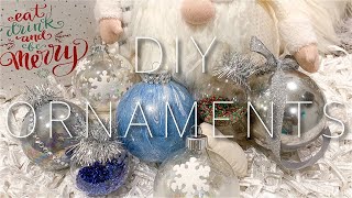 DIY ORNAMENTS | HOLIDAY GLAM | TREE ORNAMENT TUTORIAL