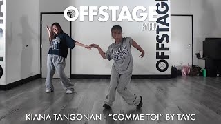 Kiana Tangonan choreography to “Comme toi” by Tayc at Offstage Dance Studio