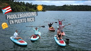 PADDLEBOARDING EN LA LAGO CARITE DE GUAYAMA ES UNA EXPERIENCIA BRUTAL