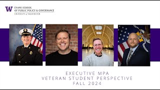 Veteran Student Perspective - Executive MPA Fall 2024