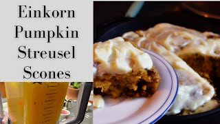 Follow Autumn to Winter with Einkorn Sourdough Pumpkin Streusel Scones