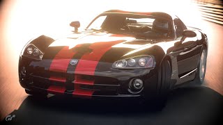 Drift Dodge Viper SRT10 Coupe '06 at Trial Mountain Circuit | Gran Turismo 7