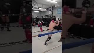 Sean Strickland knocks out sparing partner with vicious head kick.