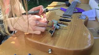 Installing a hotrail and killswitch on my 12 string guitar