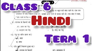 class 6 Hindi term 1